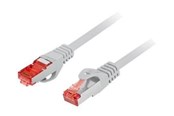 Kabel sieciowy - Lanberg patch cable - 1 m - grey - Szary - 1m - PCF6-10CU-0100-S