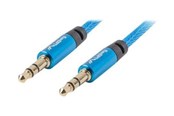 Kabel audio - Lanberg Premium audio cable - 1 m - CA-MJMJ-10CU-0010-BL
