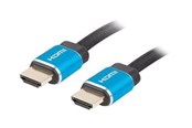Kabel wyświetlacza - Lanberg HDMI cable with Ethernet - 1 m - CA-HDMI-P20CU-0010-BK
