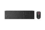 Klawiatura - Lenovo Wireless Multi-Mode Pro Combo Keyboard and Mouse 6000-Swedish/Finnish - Zestaw klawiatura i mysz - Szwecja/Finlandia - Czarny - 4X31S04842