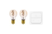 Inteligentny dom - EGLO Connect-Z A60 4,9W 2200-6500K amber incl. switch/remote - 2-pack - 110315