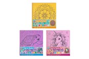 Kreatywne gry - Grafix Paint by Number Glitter Canvas 9 pcs. - 150116