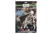 Kreatywne gry - Nassau Paint by Number Tiger - incl. 9 Paint Pots and Brush - AR1070/AFK