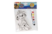 Kreatywne gry - Wins Holland Canvas Painting PAW Patrol - Marshall - incl. Brush and 6 colors of paint - PB500