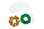 Artykuly Artystyczne & Rzemieslnicze - Colorations - Cardboard Wreaths 24pcs. - CHDYOWRT