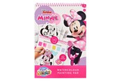 Kreatywne gry - Canenco Minnie Mouse Watercolour Paint Set Book - incl. Brush - MM24355