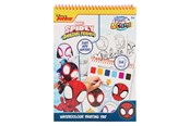 Kreatywne gry - Canenco Spidey Water Paint Set Book - incl. Brush - SP24355
