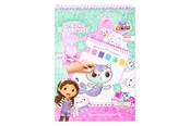 Kreatywne gry - Canenco Gabby's Dollhouse Watercolour Paint Set Book - incl. Brush - GD24355V1