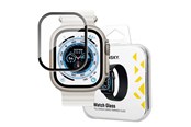 Telefon - szklo ochronne - Wozinsky Full Glue Acrylic Glass for Apple Watch 49mm 9H Full Screen with Black Frame - 9145576274569