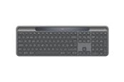 Klawiatura - Logitech K980 Signature Slim Solar+ for Business - Klawiatury - Szwajcaria - Szary - 920-013772