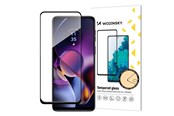 Telefon - szklo ochronne - Wozinsky  Tempered Glass Full Glue for Motorola Moto G54 Full Screen Frame - Black - 9145576283554