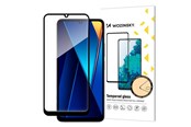 Telefon - szklo ochronne - Wozinsky Full Glue Tempered Glass with Black Frame for Xiaomi POCO C65/Redmi 13C - 9145576283936