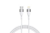 Kabel USB - Wozinsky  WSTCL1 Lightning / USB-C PD 27W 1 m Cable - White - 5907769308772