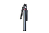 Telefon - Inne akcesoria - Wozinsky Selfie stick WH181D-Y1S Telescopic Tripod 1.75m Aluminum Alloy with Dual Lamp and Phone Holder - Black - 5907769360657