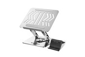 Tablet - Inne akcesoria - Wozinsky WRS-CPY84SS 360 Aluminum Laptop and Tablet Stand + Smartphone Stand - Silver - 5907769364617