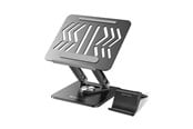 Tablet - Inne akcesoria - Wozinsky WRS-CPY84SB 360 Aluminum Laptop and Tablet Stand + Smartphone Stand - Black - 5907769364600
