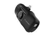 Powerbank - Wozinsky WF16-YLS 5000mAh 15W Lightning Mini Power Bank with Built-in USB-C Cable and Apple Watch Charger - Black Powerbank - Czarny - 5000 mAh - 5907769364532