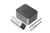 Dysk twardy - akcesoria - ORICO IT28E-C 2-Disk Docking Station with M.2 NVME - ORICO-IT28E-C-EU-GY-BP-HU