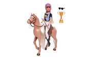 Lalki i akcesoria - Masen Toys Doll w/jumping horse - 17069