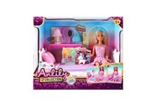 Lalki i akcesoria - Masen Toys Doll in bedroom - 17089
