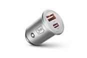 Telefon - Adapter i Ladowarka - 3mk Hyper Car Charger 30W - 5903108464574