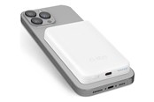 Powerbank - SBS TEBB5000MAG1CW 5000 mAh USB-C MagSafe compatible - white Powerbank - Biały - 5000 mAh - TEBB5000MAG1CW