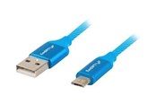 Kabel USB - Lanberg - USB cable - USB to Micro-USB Type B - 1 m - CA-USBM-20CU-0010-BL