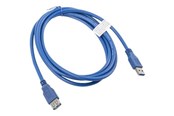 Kabel USB - Lanberg - USB extension cable - USB Type A to USB Type A - 1.8 m - CA-US3E-10CC-0018-B
