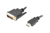 Kabel wyświetlacza - Lanberg adapter cable - HDMI / DVI - 1.8 m - CA-HDDV-20CU-0018-BK