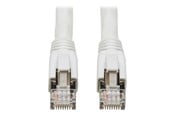Kabel sieciowy - Tripp Lite Eaton Series Cat8 25G/40G Certified Snagless Shielded S/FTP Ethernet Cable (RJ45 M/M) PoE White 25 ft. (7.62 m) - Biały - 7.5m - N272-025-WH