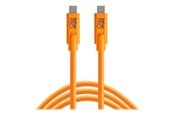 Kabel USB - Tether Tools TetherPro - USB-C cable - 24 pin USB-C to 24 pin USB-C - 4.6 m - CUC15-ORG