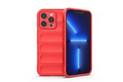 Telefon - Pokrowiec i etui - Hurtel Magic Shield Case - iPhone 13 Pro Flexible Armored Cover Red - 9145576258552