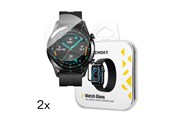 Telefon - szklo ochronne - Wozinsky Full Glue Tempered Glass for Huawei Watch GT 2 / GT 2 Pro 42mm (2 pcs) - 5907769366321