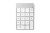 Klawiatura - Satechi Slim Wireless Keypad - Compact Bluetooth Keyboard with Long-Lasting Battery and Aluminum Finish - Blok numeryczny - Srebrny - ST-KSALKPS