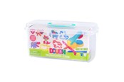 Kreatywne gry - Playgo Workshop Suitcase Clay Set - 4 Clay Pots - 8285