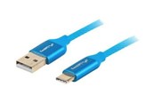 Kabel USB - Lanberg Premium - USB-C cable - USB-C to USB - 1 m - CA-USBO-22CU-0010-BL