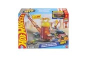 Samochody i pojazdy - Hot Wheels City Super Fire Station Playset - JHL95