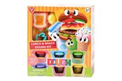 Kreatywne gry - Playgo Lunch and Candy Clay Set - 6 Clay Pots - 8211