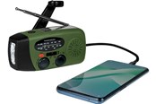 Radio DAB i budzik - Thomson RT260 - Emergency Hand Crank Radio - Green - RT260