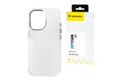 Telefon - Pokrowiec i etui - Wozinsky Glitter Case for Samsung Galaxy S25 - Transparent with Glitter - 5907769370373
