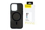 Telefon - Pokrowiec i etui - Wozinsky Glitter Case with Mag Safe for Samsung Galaxy S25 - Black with Glitter - 5907769370397