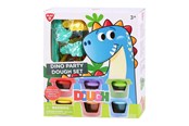 Kreatywne gry - Playgo Dino Party Clay Set - 6 Clay Pots - 8205