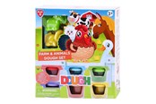 Kreatywne gry - Playgo Farm and Animals Clay Set - 6 Clay Pots - 8200