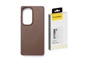 Telefon - Pokrowiec i etui - Wozinsky Carbon Fiber Case with MagSafe for Samsung Galaxy S25 - Brown - 5907769370816