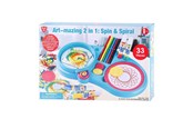 Kreatywne gry - Playgo 2-in-1 Spiral Drawing Set - 33 pieces. - 7357