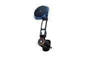 Telefon - Inne akcesoria - Wozinsky WCT5-6S2Y Car Mount with Qi/MagSafe Induction Charger 15W with Air Vent Grille Fan - Black - 5907769372506