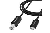 Kabel USB - Wozinsky WKDDY2S USB-B - USB-C 2m Cable - Black - 5907769376641