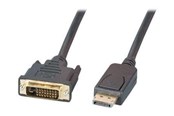 Kabel wyświetlacza - EFB NORDIC EFB-Elektronik - video adapter cable - DisplayPort to DVI-D - 2 m - K5564SW.2V2