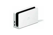 Akcesoria dla graczy - Nintendo Switch OLED Dock - White - Nintendo Switch OLED - HEG-007ONLYDOCK