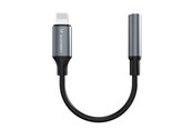 Kabel audio - Wozinsky WALJ-01 Lightning Adapter - Mini Jack 3.5mm - Black - 5907769378935